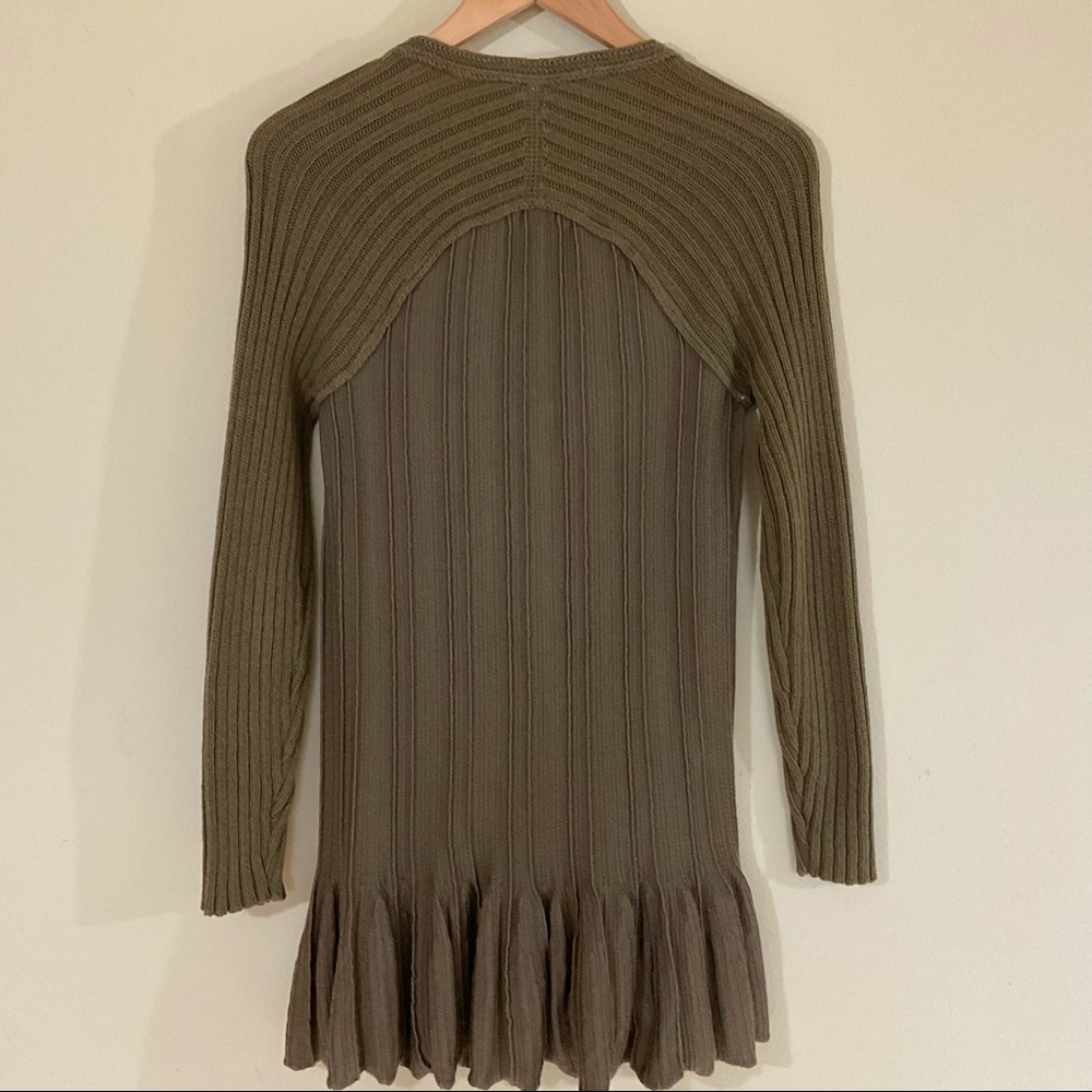 Free People Ribbed Knit Sweater Top XS - Picture 4 of 16